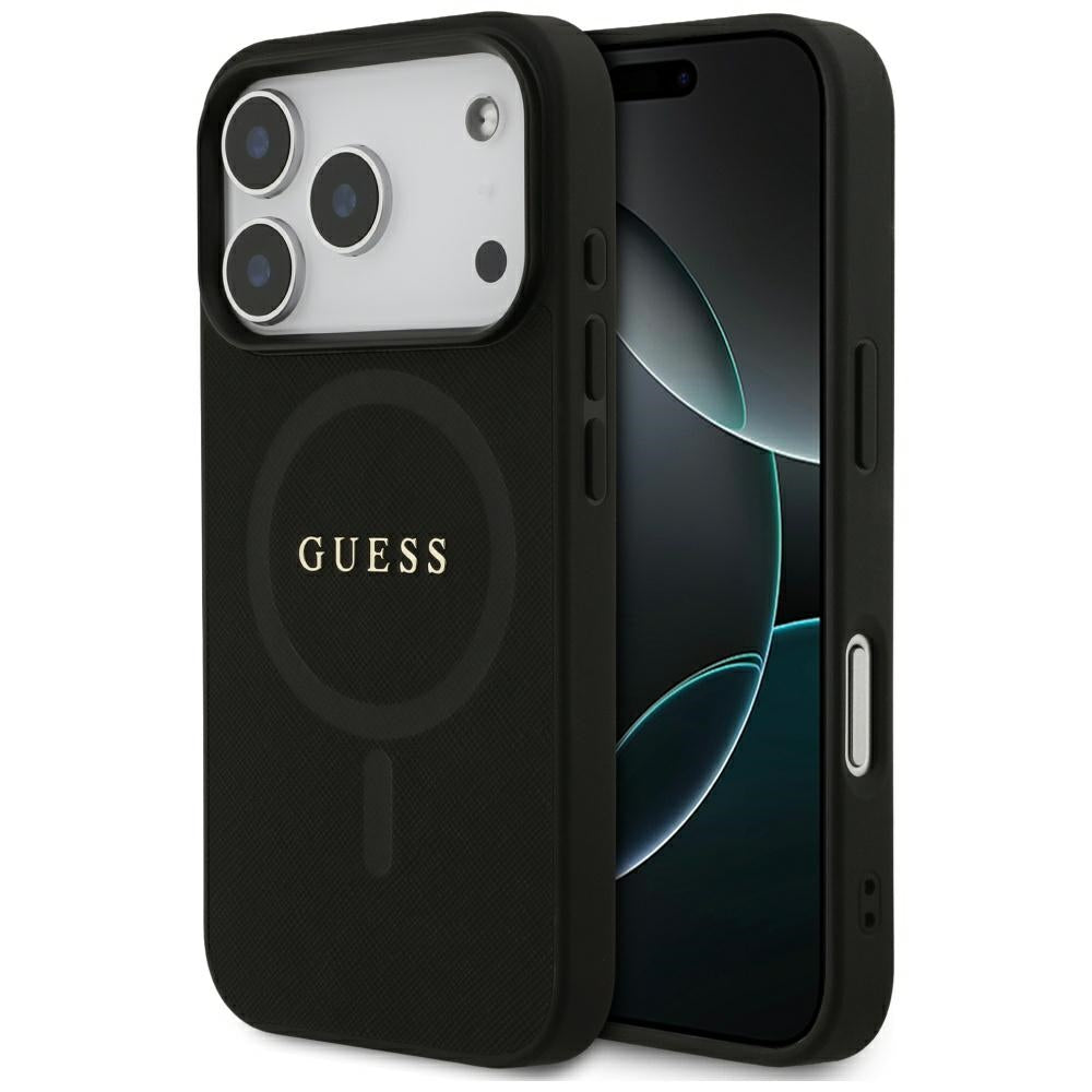 Guess Saffiano Classic Logo MagSafe Case for iPhone 17 Pro