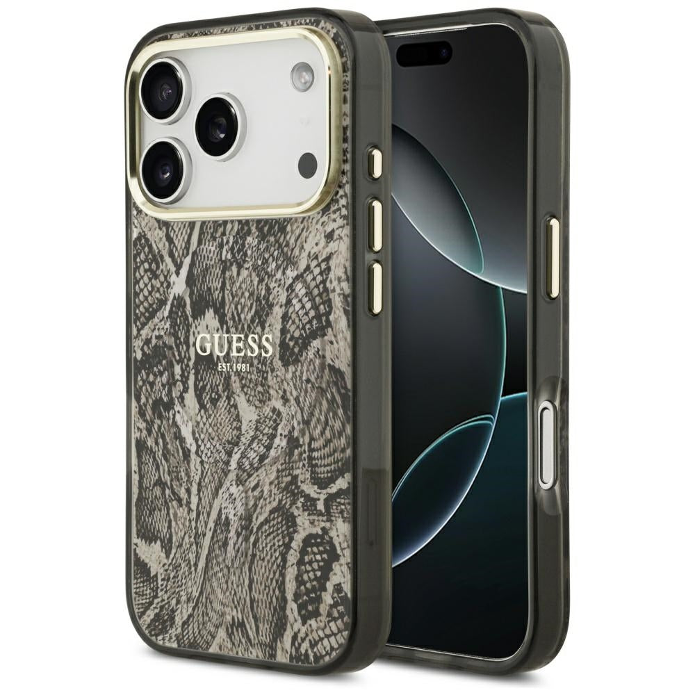 Guess Python Pattern MagSafe Case for iPhone 17 Pro