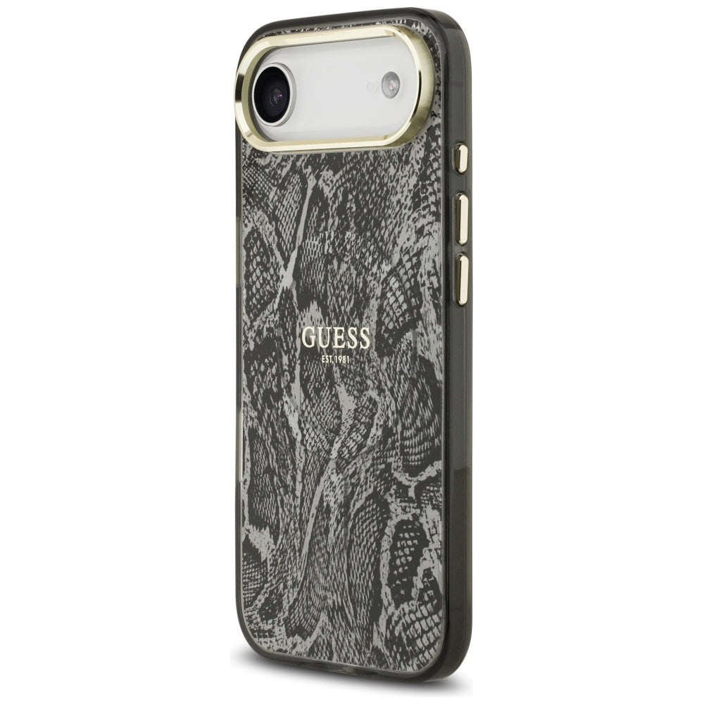 Guess Python Pattern MagSafe Case for iPhone Air - Black