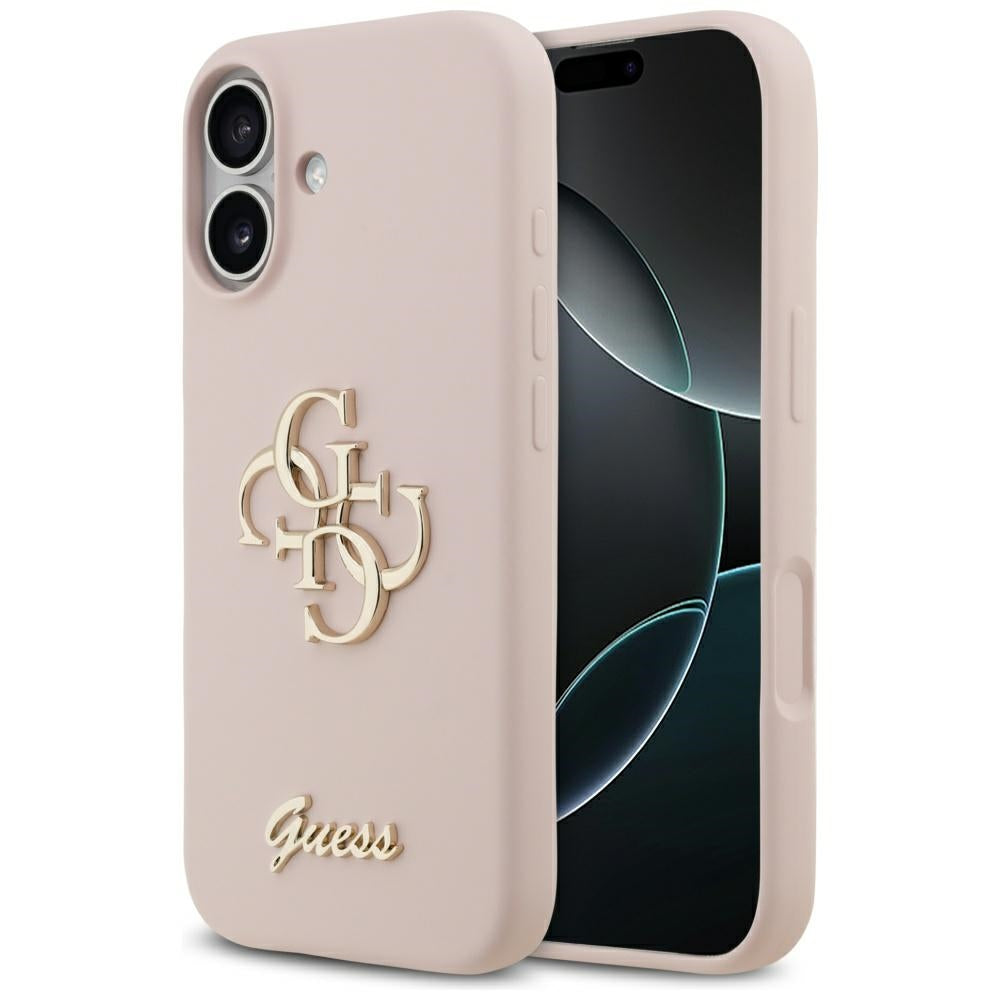 Guess Silicone Big 4G Script Case for iPhone 17