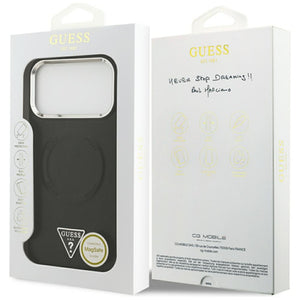 Guess Triangle Logo MagSafe case for iPhone 17 Pro - black