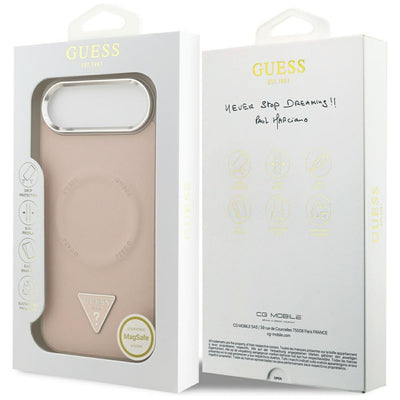 Guess Triangle Logo MagSafe Case for iPhone Air - Pink