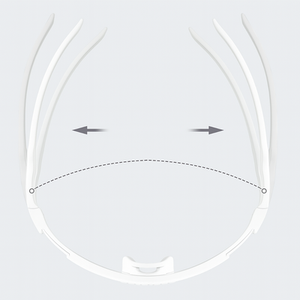 Rockbros Photochromic Cycling Glasses with UV Protection and Corrective Insert – White