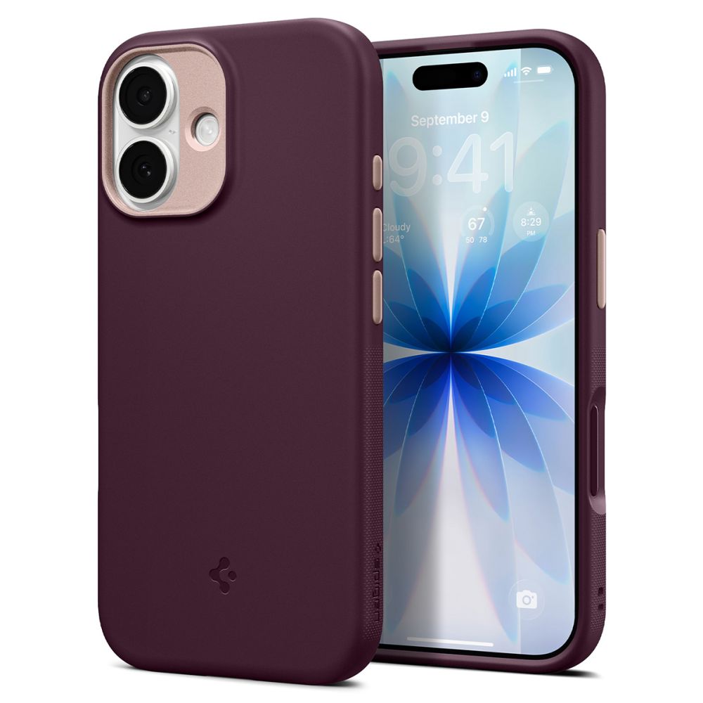 Spigen Nano Pop Mag MagSafe case for iPhone 17 - burgundy