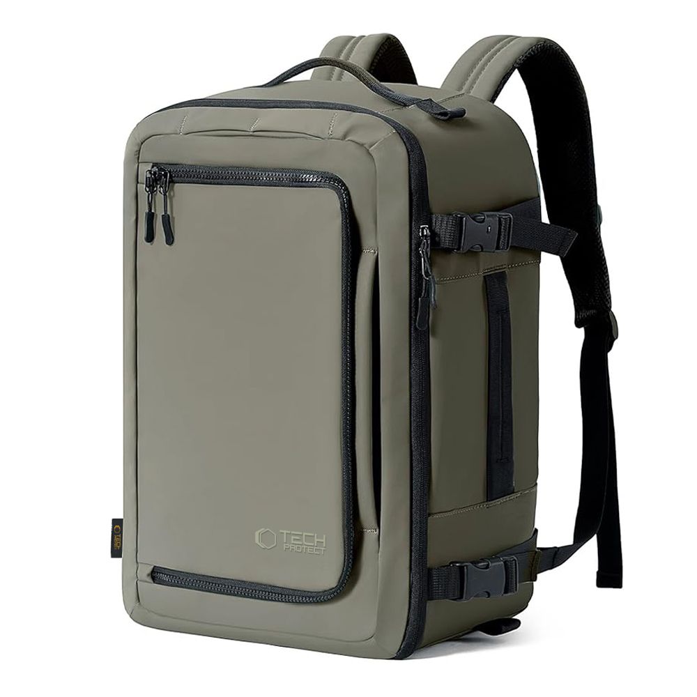 Tech-Protect Defender S50 Backpack for Ryanair &amp; Wizzar, 20L Laptop - Olive