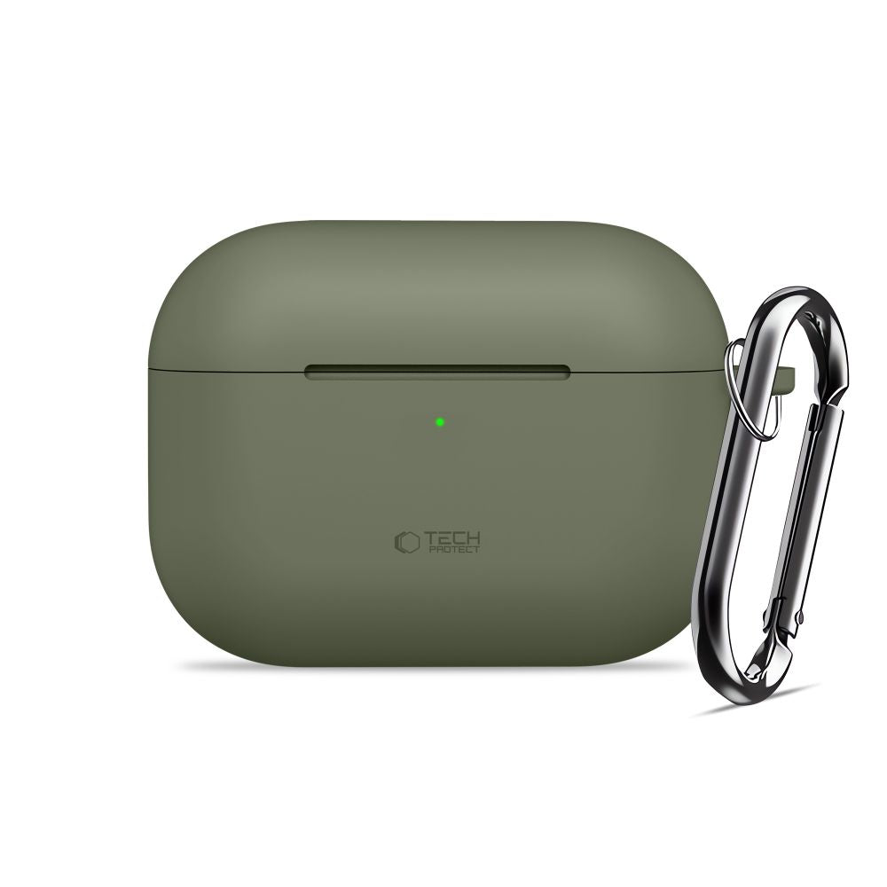 Tech-Protect Silicone Hook Case for AirPods Pro - Olive
