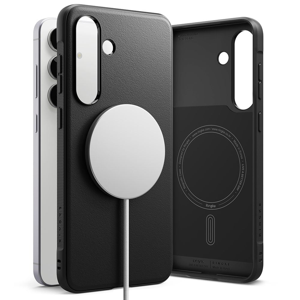 Ringke Onyx Magnetic MagSafe Case for Samsung Galaxy S25 FE - Black
