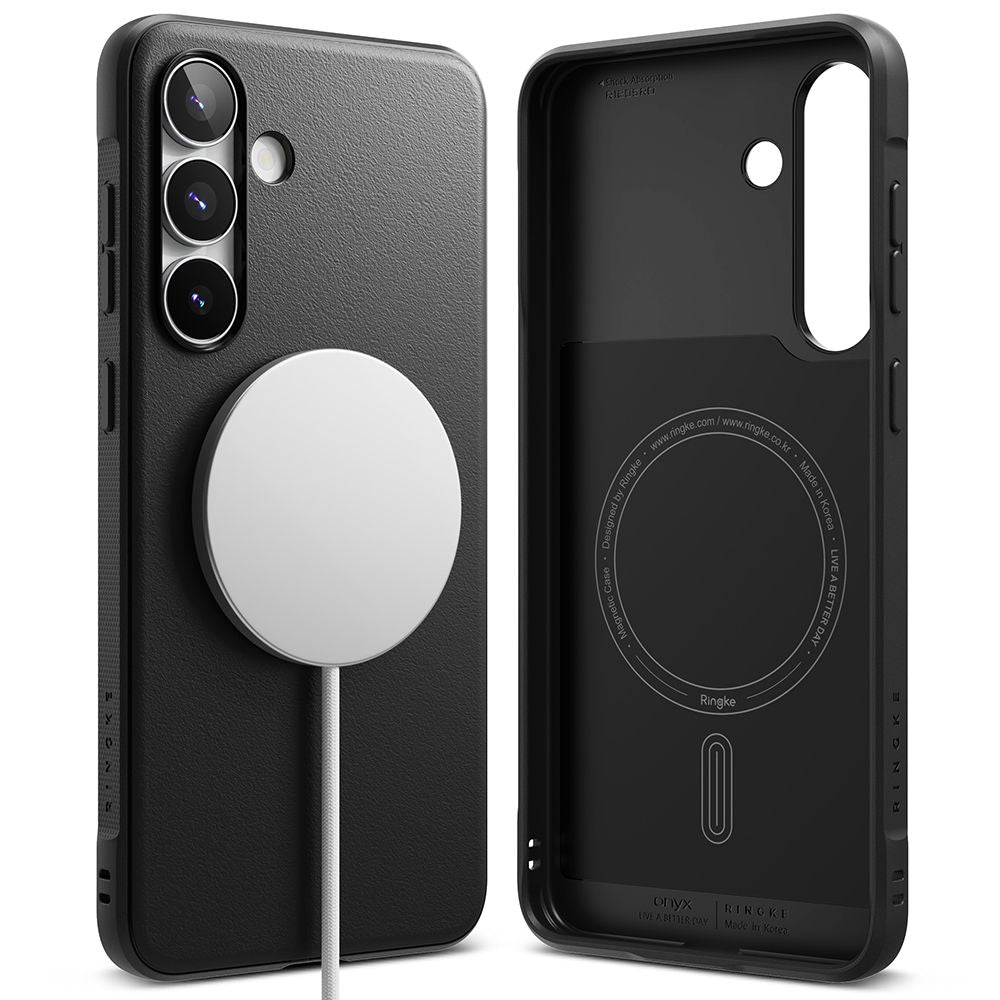 Ringke Onyx Magnetic MagSafe Case for Samsung Galaxy S25 FE - Black