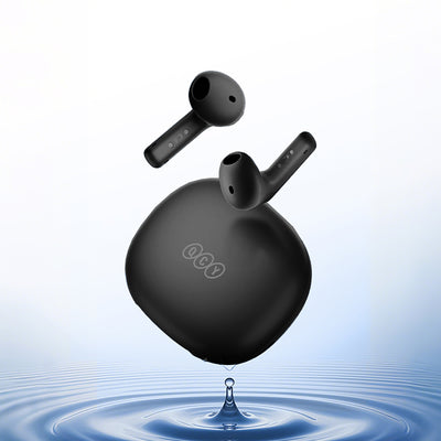 QCY AilyBuds E10 In-Ear Headphones with ENC LDAC Hi-Res Audio IPX4 Bluetooth 5.4 - Black