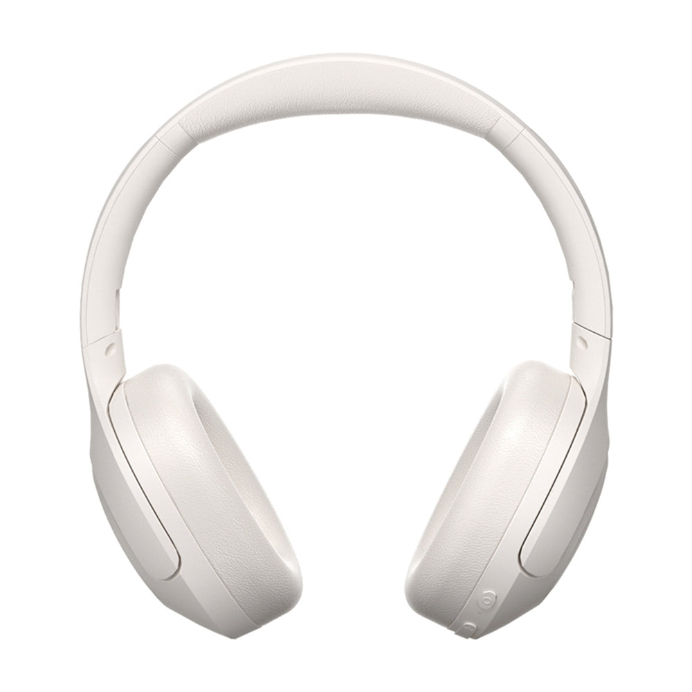 QCY H3 Lite Over-Ear Headphones with ANC and Bluetooth 5.3 - White