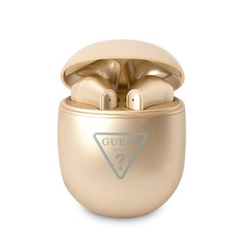 Guess Triangle Logo Bluetooth TWS Wireless Headphones - Gold