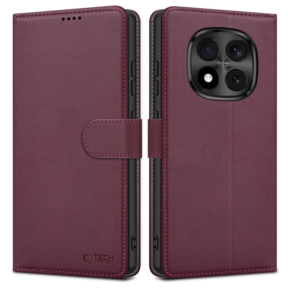 Tech-Protect Wallet Case for Xiaomi Redmi Note 15 Pro 5G - Burgundy