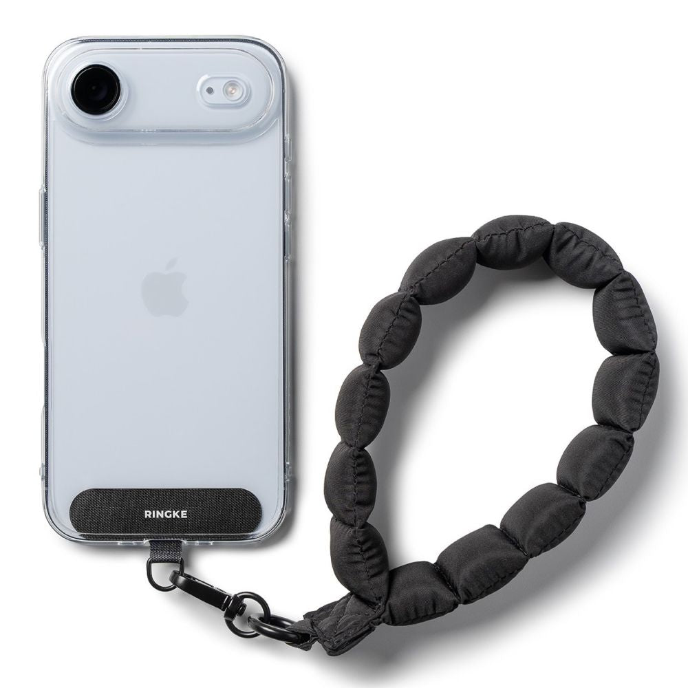 Ringke Holder &amp; Puffer Hand Strap Phone Lanyard