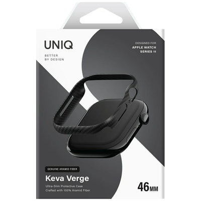 Uniq Keva Verge Case for Apple Watch 46mm - Black