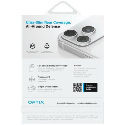 Uniq Optix Aeroshield+ Camera Module Protector for iPhone 17 Pro Max