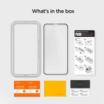 Spigen ALM Glass FC Tempered Glass for iPhone 11 / XR - Black