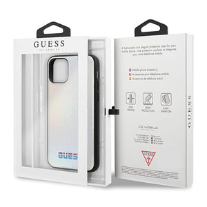 Guess GUHCN65BLD iPhone 11 Pro Max silver/silver hard case Iridescent