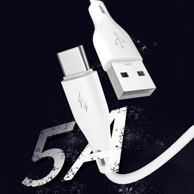 Dudao USB / USB Type C 5A 1m white (L2T 1m white)
