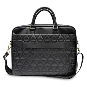Guess Quilted bag for a 16" laptop - black