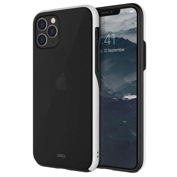 „Uniq Vesto Hue“ dėklas, skirtas „iPhone 11 Pro Max“ – juodas ir baltas