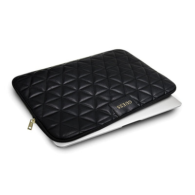 Guess Quilted cover for a 13" laptop - black
