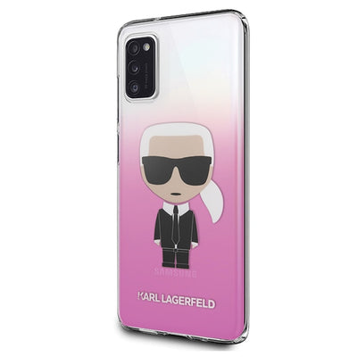 Karl Lagerfeld Gradient Ikonik Karl Case for Samsung Galaxy A41 - Pink
