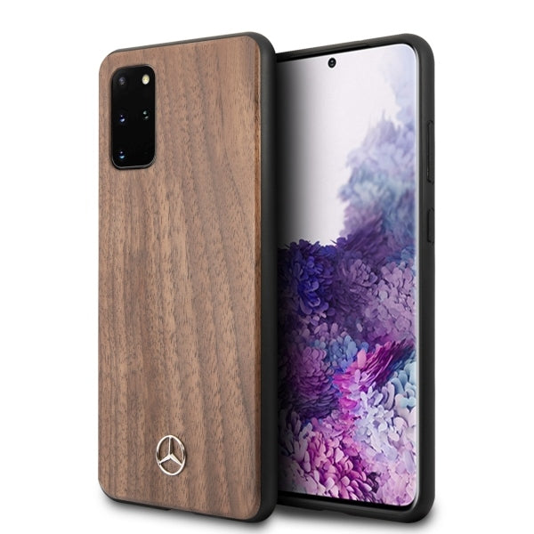 „Mercedes Wood Line Walnut“ dėklas, skirtas „Samsung Galaxy S20+“ – rudas