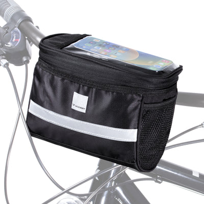 Wozinsky Bike Handlebar Bag with Phone Case 2L Black (WBB12BK)