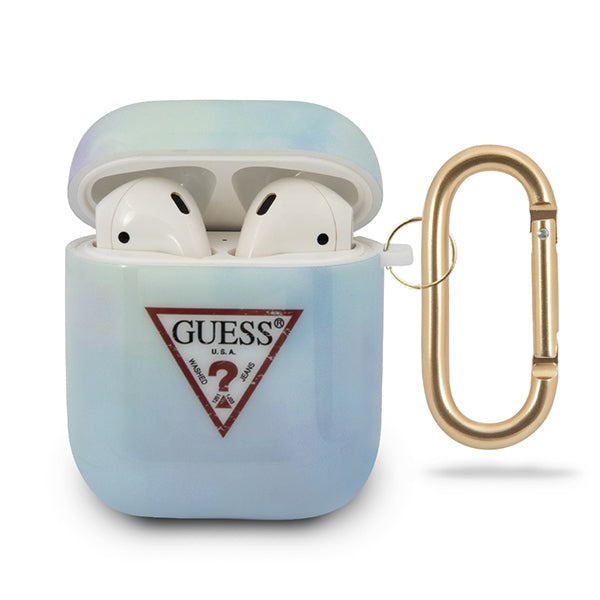 Guess GUACA2TPUMCGC02 AirPods cover blue/blue Tie &amp; Dye Collection