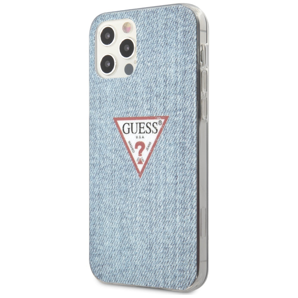 Guess GUHCP12MPCUJULLB iPhone 12/12 Pro 6.1" blue/light blue hardcase Jeans Collection