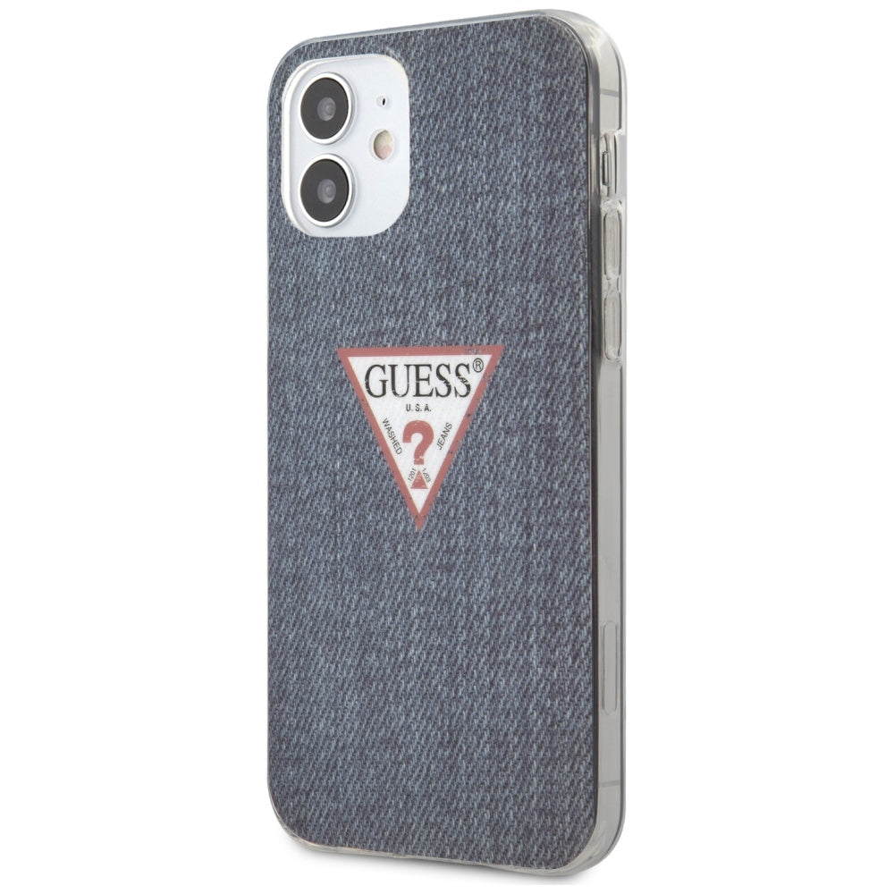 Guess GUHCP12SPCUJULDB iPhone 12 mini 5.4" navy/dark blue hardcase Jeans Collection