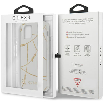 Guess GUHCP12SPCUCHWH iPhone 12 mini 5.4" white/white hardcase Gold Chain Collection