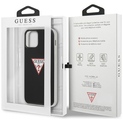 Guess GUHCP12MPCUCTLBK iPhone 12/12 Pro 6.1" black/black hardcase Triangle Collection