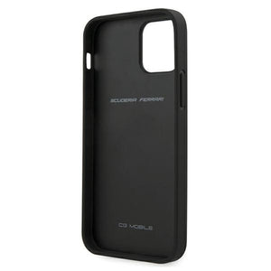 Ferrari FEOGOHCP12MBK iPhone 12/12 Pro 6.1" black/black hardcase Off Track Perforated