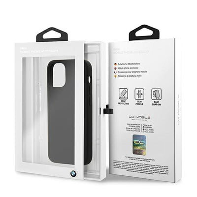 BMW Silicone Signature Case for iPhone 12 mini - Black