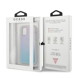 Guess GUHCP12S3D4GGBP iPhone 12 mini 5.4" blue-pink/blue&amp;pink hardcase 4G 3D Pattern Collection