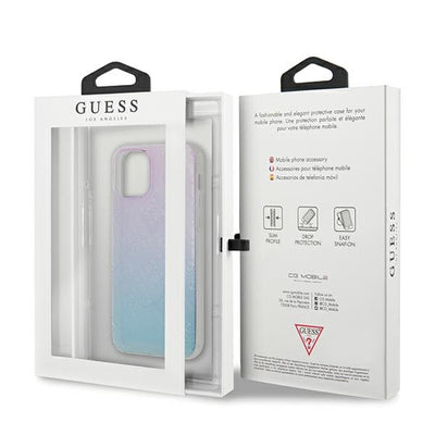 Guess GUHCP12S3D4GGBP iPhone 12 mini 5.4" blue-pink/blue&amp;pink hardcase 4G 3D Pattern Collection