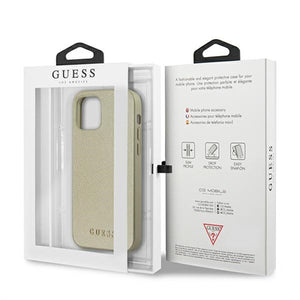 Guess GUHCP12LIGLGO iPhone 12 Pro Max 6.7" gold/gold hardcase Iridescent