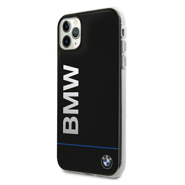 „iPhone 11 Pro“ dėklas su BMW logotipo spauda – juodas
