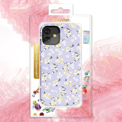 Kingxbar Blossom case decorated with original Swarovski crystals iPhone 12 mini multicolour (Lily)