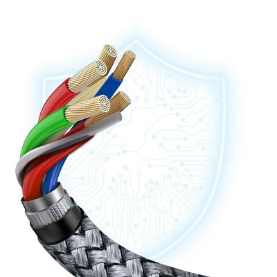 Choetech XCC-1002-GY USB-C - USB-C PD QC cable 100W 5A 480Mb/s 1.8m - gray