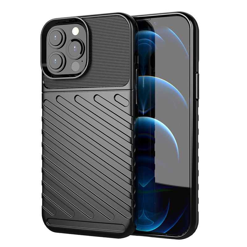 Thunder Case Flexible Tough Rugged Cover TPU Case for iPhone 13 Pro Max