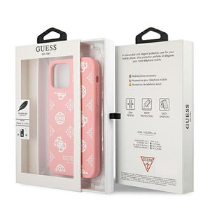 Guess GUHCP12LLSPEWPI iPhone 12 Pro Max 6.7" pink/pink hard case Peony Collection