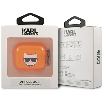 Karl Lagerfeld Choupette case for AirPods 3 - orange