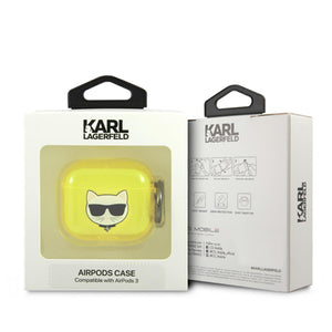 Karl Lagerfeld Choupette Case for AirPods 3 - Yellow