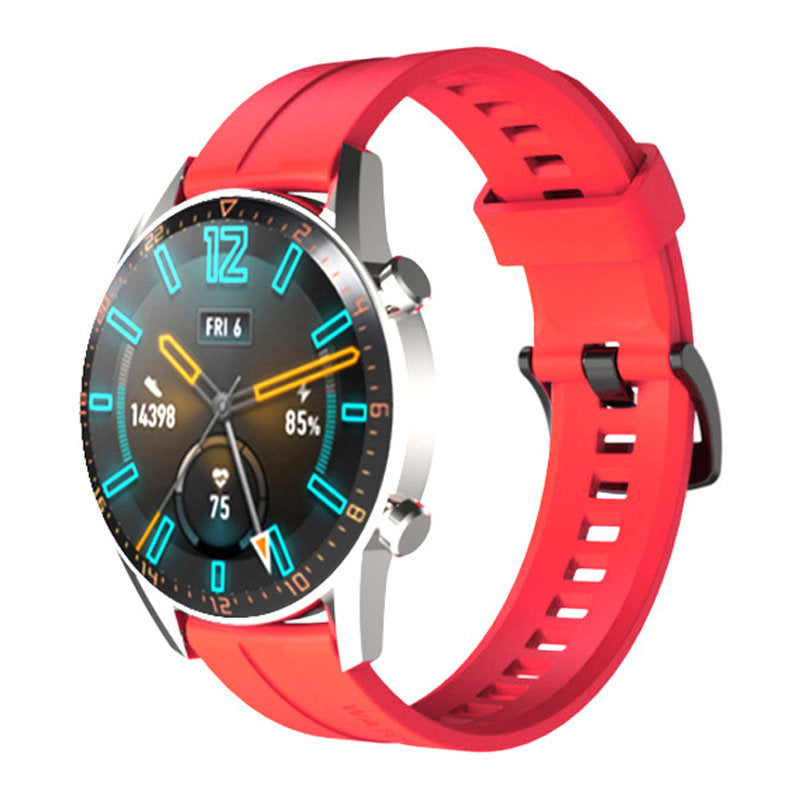 Silicone strap for Huawei Watch GT / GT2 / GT2 Pro smartwatch red