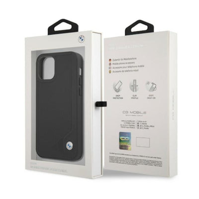 BMW Leather Deboss Case for iPhone 12 Pro Max - Black