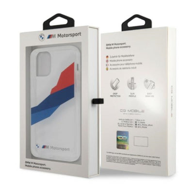 BMW Motorsport Tricolor Case for iPhone 12 Pro Max - Transparent