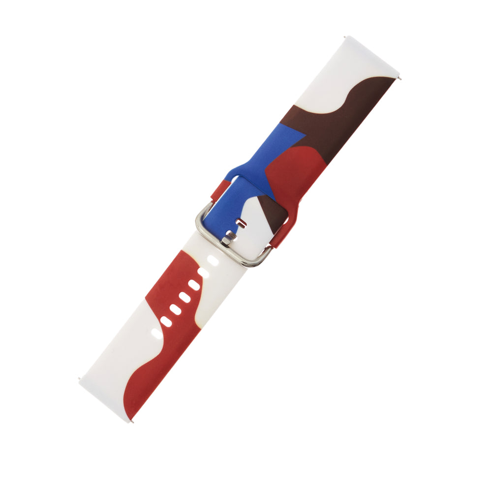 „Strap Moro“ silikoninė apyrankė, skirta „Samsung Galaxy Watch 40 / 41 / 42 / 43 / 44 mm“ laikrodžiui – 8 modelis