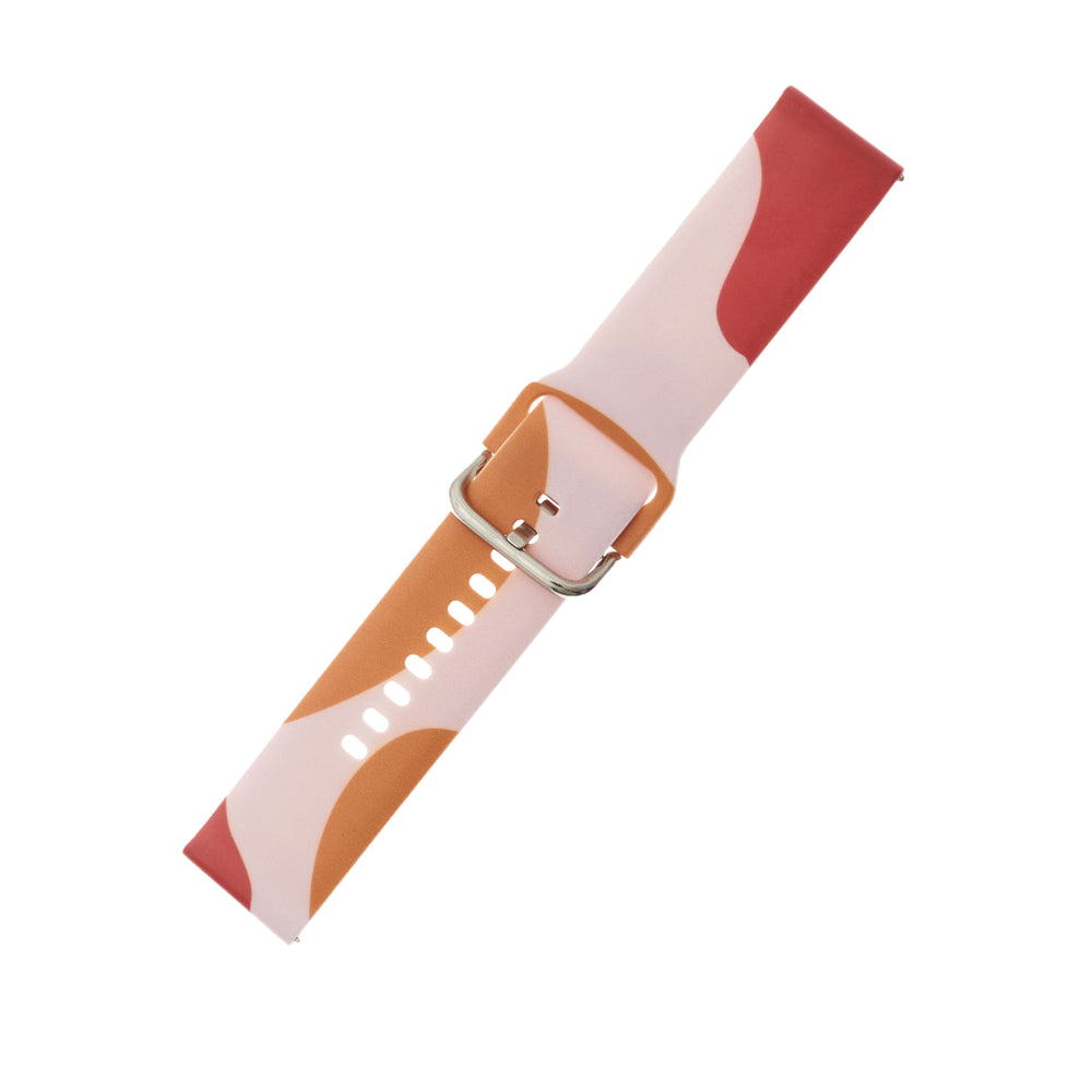 „Strap Moro“ silikoninė apyrankė, skirta „Samsung Galaxy Watch 45 / 46 / 47 mm“ laikrodžiui – 12 modelis